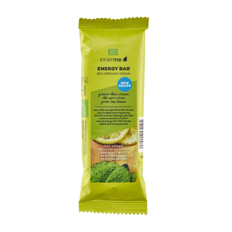 Energy Bar « Thé vert-Citron » : 1 barre énergétique (50 g)