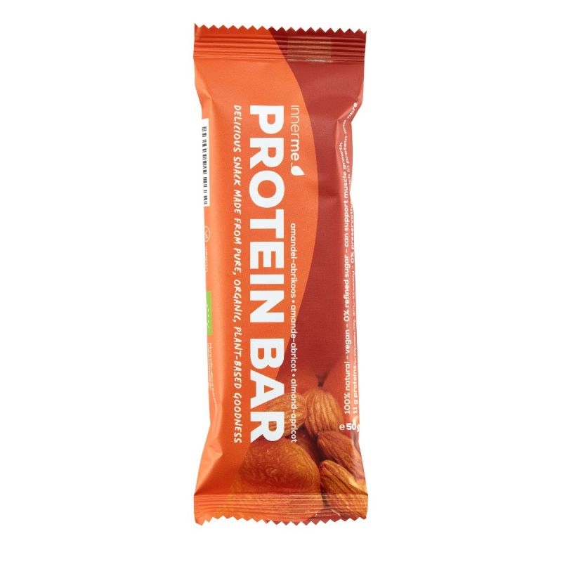 Protein bar amandel-abrikoos: 1 proteïnereep (50 g)