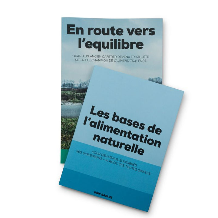 Pack livres de sport : « En route vers l’équilibre » et « Les bases de l’alimentation naturelle »