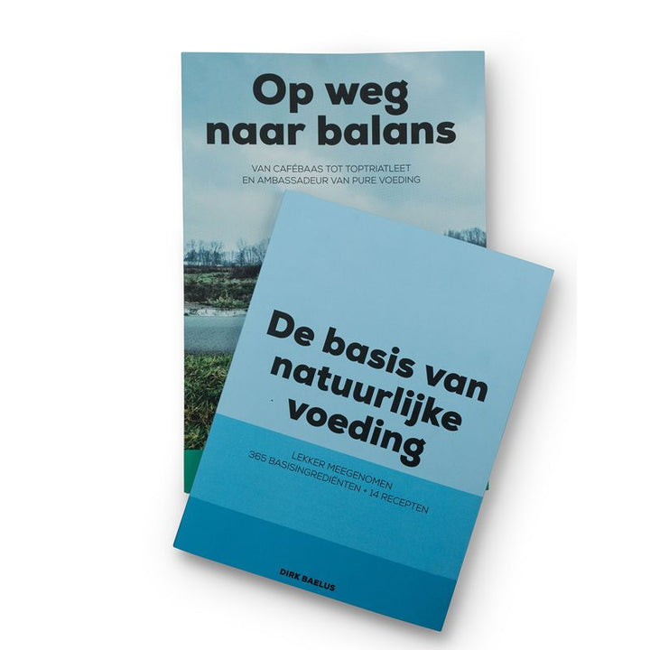 Sports books pack: ‘Op weg naar balans’ and ‘De basis van natuurlijke voeding’